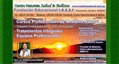 Desktop Screenshot of medicinanatural.com.py